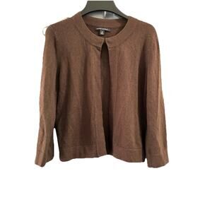 Women's Banana Republic Size Med Wool Blend Cardigan Sweater Hook & Eye Closure